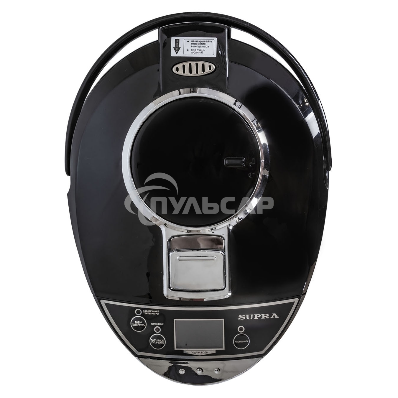 Термопот SUPRA TPS-7755 6 л, 850 Вт, серебристый с черным