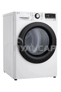 Сушильная машина LG DC90V3V6W белый, 9 кг, сушка - тепловой насос, программ - 14, 60 x 85 x 66 см