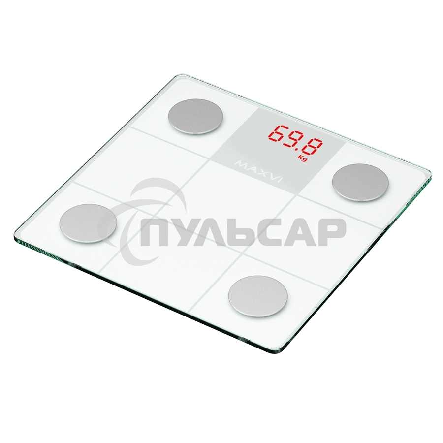Весы напольные Maxvi BS101 белый