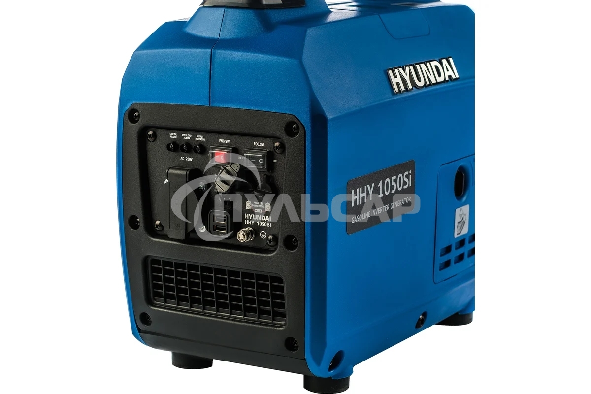 Электрогенератор бензиновый инверторный Hyundai HHY 1050Si, 1.2 кВт, 59 дБ, 12 кг