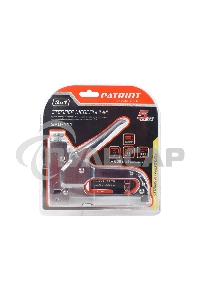 Степлер PATRIOT SPQ-111 3 в 1,скобы №140 4-14мм, скобы №28 10-12мм, гвозди №300, 600шт в комплекте