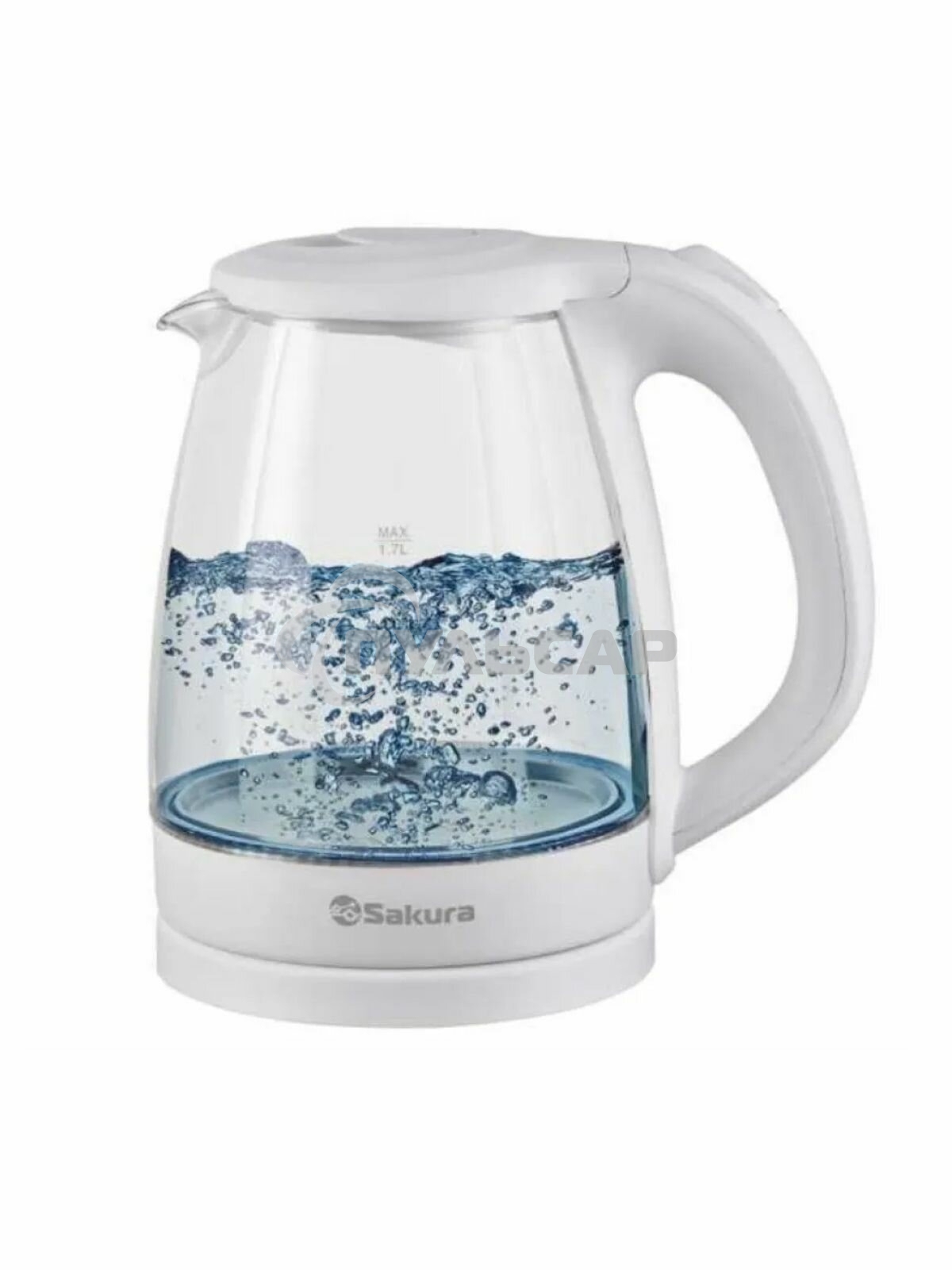 Чайник электрический Sakura SA-2733W белый, 1,7 л., 2200 Вт