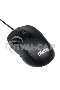 Мышь проводная Dialog Comfort MOС-15U черный, 1200 dpi, USB, кнопки - 3