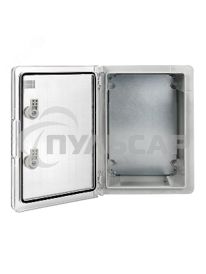 Бокс пластиковый с монтажной платой прозр. дверь EKF PROxima PBT65MP005 500х350х190 мм IP65