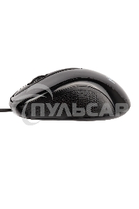 Мышь проводная HIPER HOM-031 черный, 1000 dpi, USB, кнопки - 3