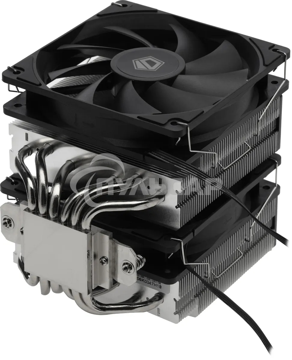 Кулер ID-COOLING SE-206-XT черный 120мм алюминий/медь 1800rpm 35db 4-pin 250W 156мм