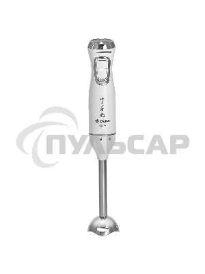 Блендер DELTA DL-7060 белый 1200 Вт, 2 скорости, насадка и нож из нержавеющей стали