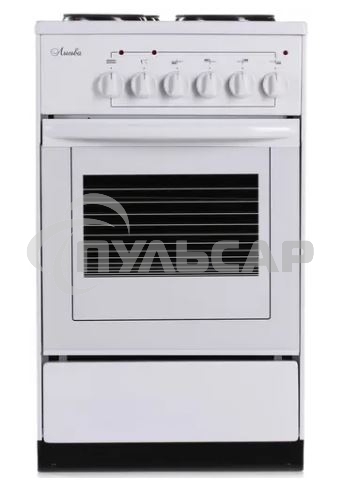 Плита электрическая Лысьва ЭП 401 СТ белый, конфорок 4 электрических, духовка 57 л, 50 см x 84 см x 60 см