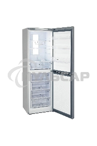 Холодильник Бирюса Б-M940NF металлик двухкамерный 210/130л морозилка снизу, No Frost