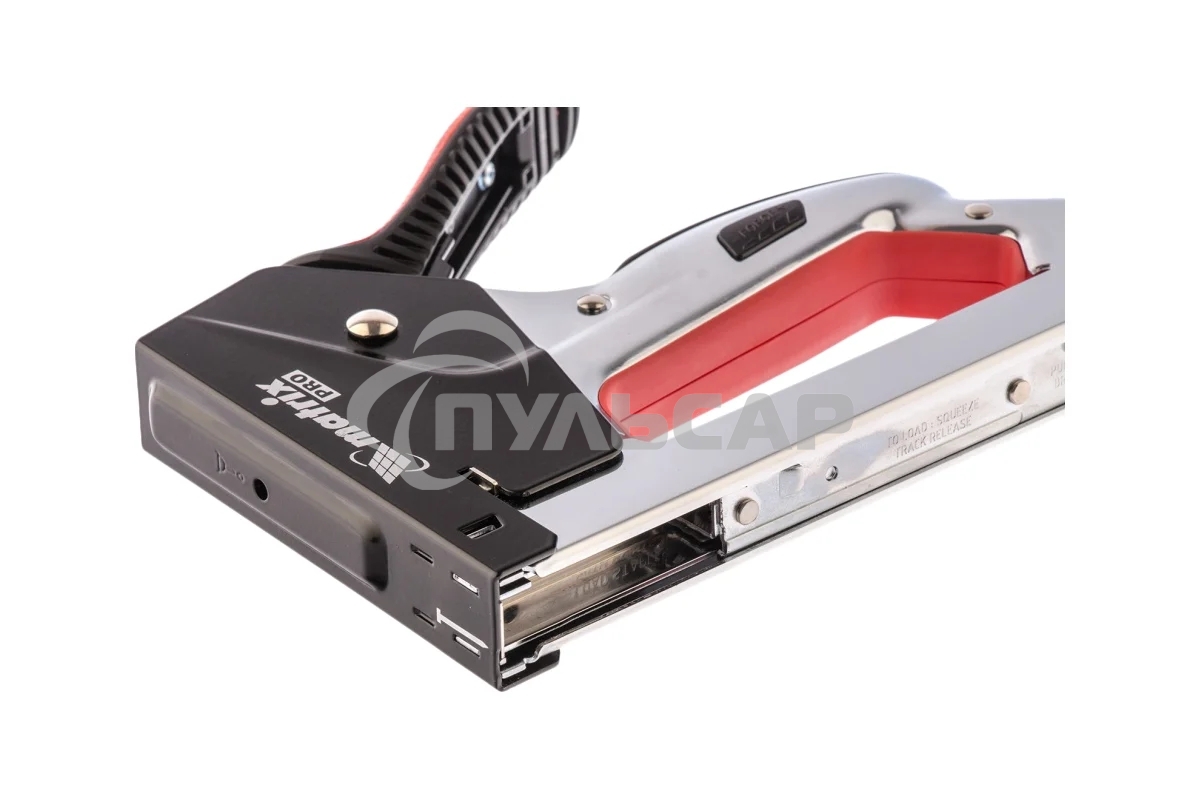 Степлер мебельный Matrix, стальной, быстрая загрузка, тип скобы 53, 6-10 мм, PRO