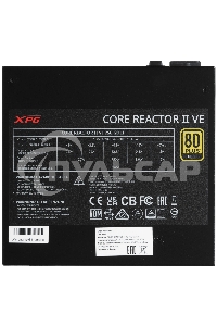 Блок питания ADATA COREREACTORIIVE750G-BKCEU, 750Вт, 80 PLUS Gold, 120мм, модульный, черный