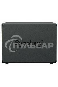 Сетевое хранилище Synology DiskStation DS425+ черный (Intel J4125/2Gb/4(3.5