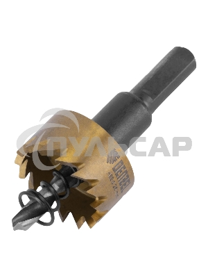 Коронка по металлу Denzel HSS, 26 мм, нитридтитановое покрытие