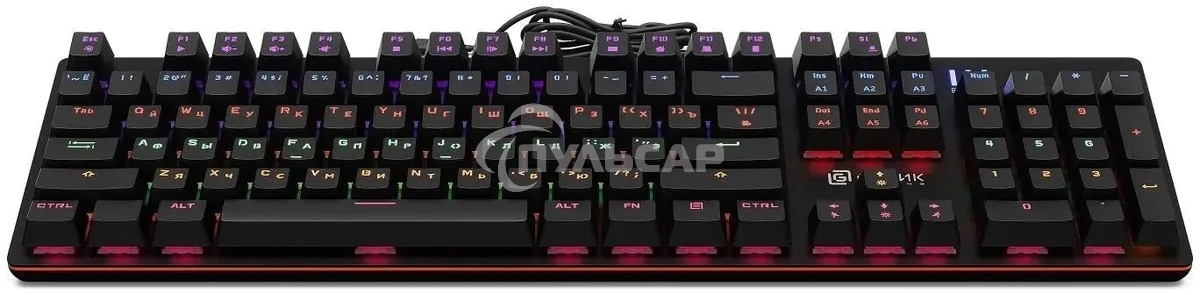 Клавиатура проводная Oklick 990 G2 (1875240), USB, черный