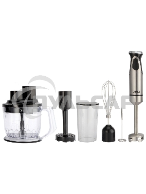 Блендер погружной JVC JK-HB5140 1500 Вт, серебристый/черный