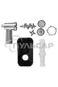 Мясорубка электрическая JVC JK-MG123 2000 Вт, белый с черным