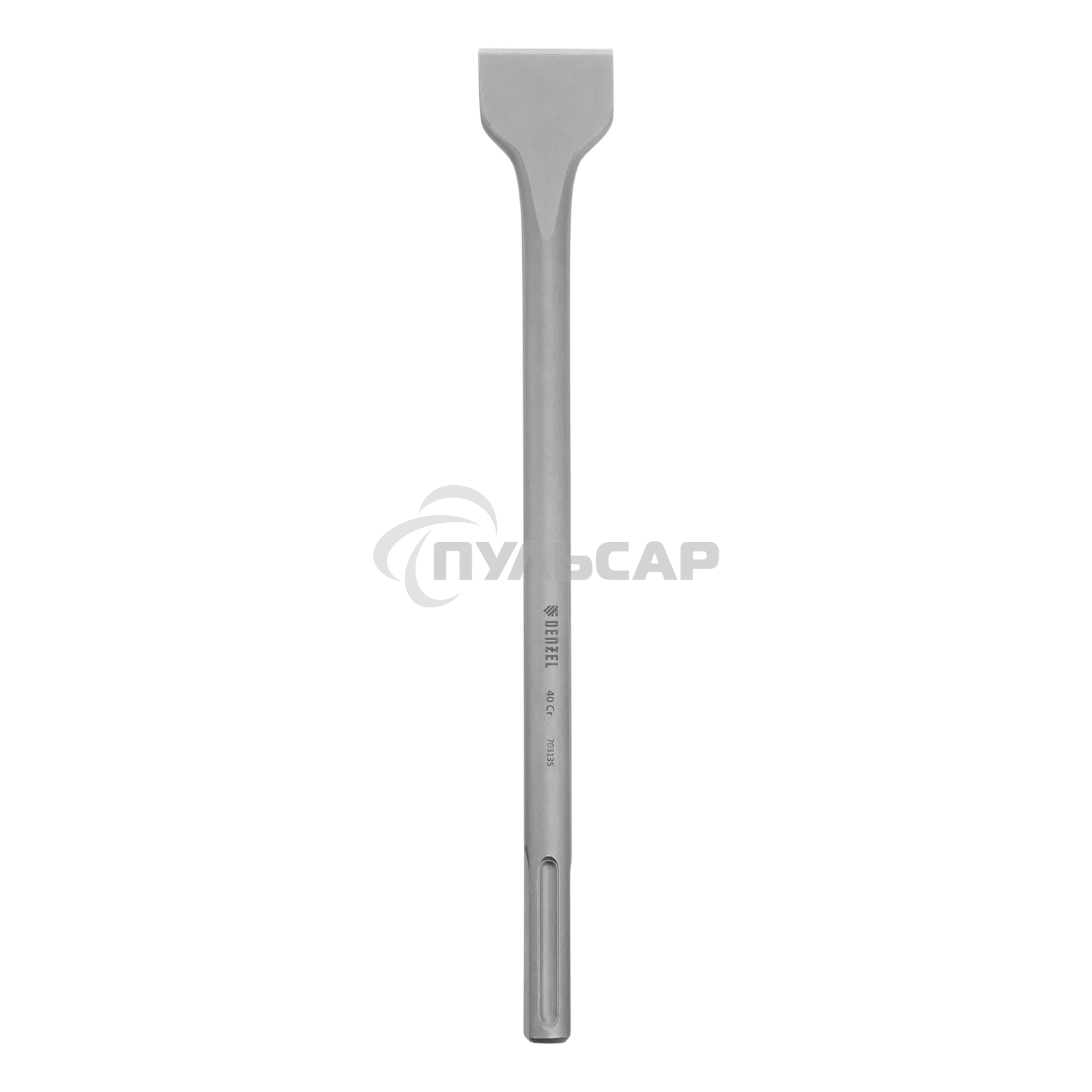 Зубило Denzel плоское, широкое, 25 х 50 х 360 мм, 40Cr, SDS MAX