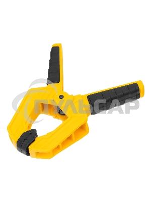 Струбцина клещеобразная Denzel усиленная 50 х 35 мм, двухкомпонентные рукоятки