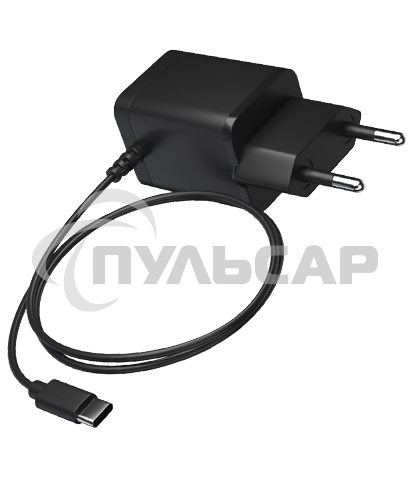 Сетевое зарядное устройство Maxvi A202T 2хUSB 2А 10W + литой кабель Type-C 1.2м, черный