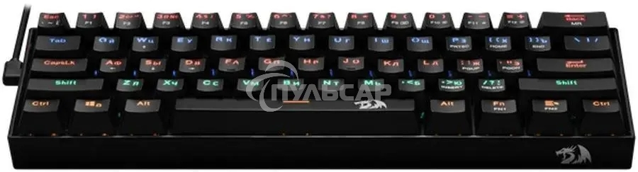 Клавиатура проводная Defender Redragon Lakshmi, USB, черный