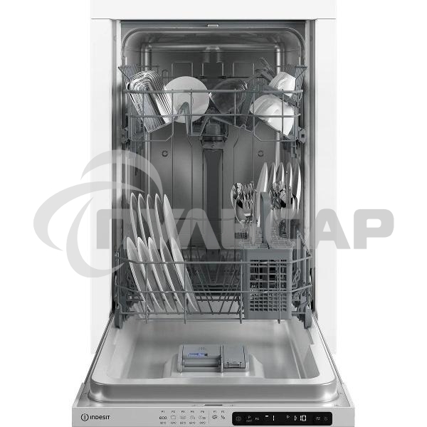 Встраиваемая посудомоечная машина Indesit DIS 1C59, белый, 44.8 см, 10 компл., 48 дБ, класс A