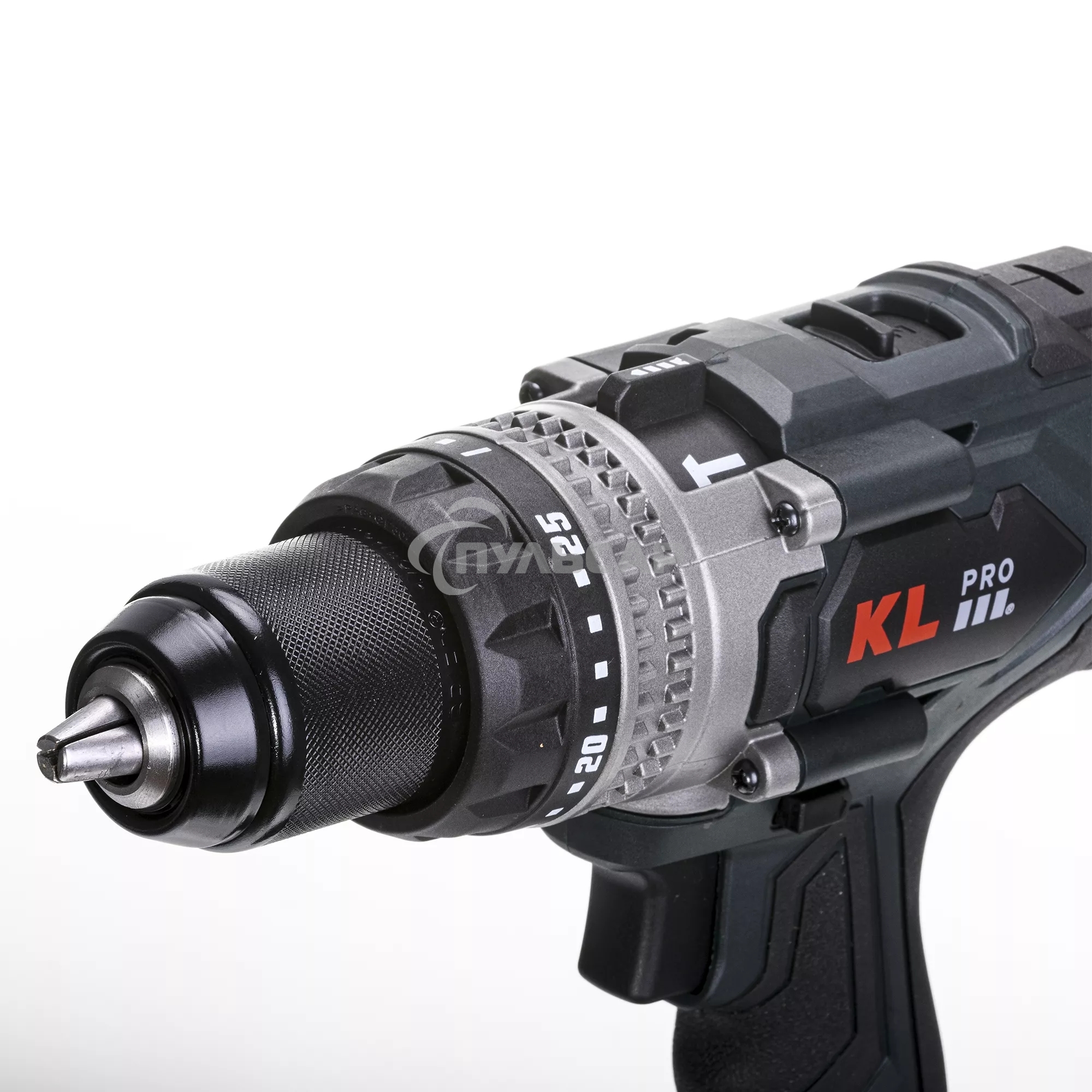 Профессиональный аккумуляторный бесщеточный ударный шуруповерт KLPRO KLDM18BHX-50 (18В, Li-ion-2шт, 5.0А·ч, 150Нм, 2 скорости, подсветка, магнитная бита,З/У,в кейсе)