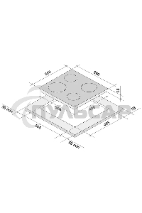 Варочная поверхность Krona ASTEN 60 BL черный