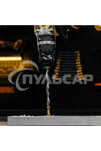 Сверло спиральное по металлу Denzel 7,5 х 156 мм, Р6М5, Golden Tip, удлиненное