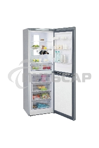 Холодильник Бирюса Б-M940NF металлик двухкамерный 210/130л морозилка снизу, No Frost