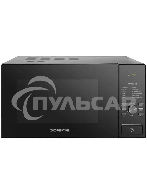 Микроволновая печь Polaris PMO 2303DG черный, 23 л, 1400 Вт, переключатели - кнопки/поворотный механизм