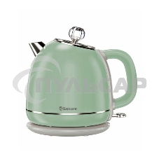 Чайник электрический Sakura SA-2187GR 1.7 л, зеленый/серый