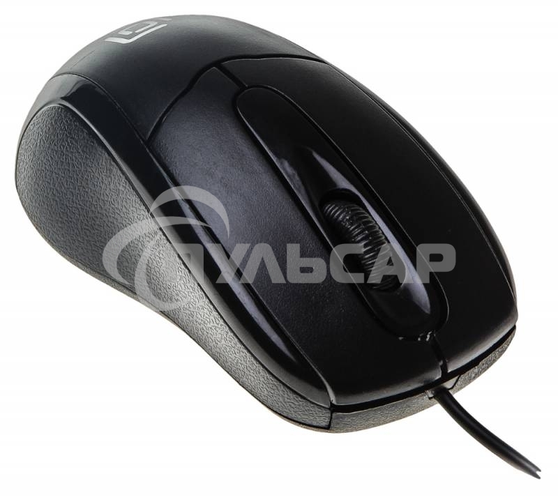 Мышь проводная Oklick 305M черный, 1000 dpi, USB, кнопки - 3