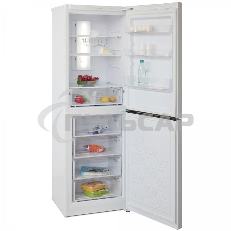 Холодильник Бирюса Б-940NF белый двухкамерный 210/130л морозилка снизу, No Frost