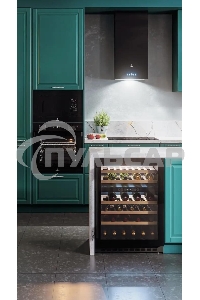 Винный шкаф LEX LWD6046BL dual zone 1-нокамерн. черный