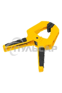 Струбцина клещеобразная Denzel усиленная 50 х 35 мм, двухкомпонентные рукоятки