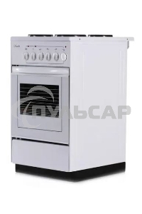 Плита электрическая Лысьва ЭП 401 СТ белый, конфорок 4 электрических, духовка 57 л, 50 см x 84 см x 60 см