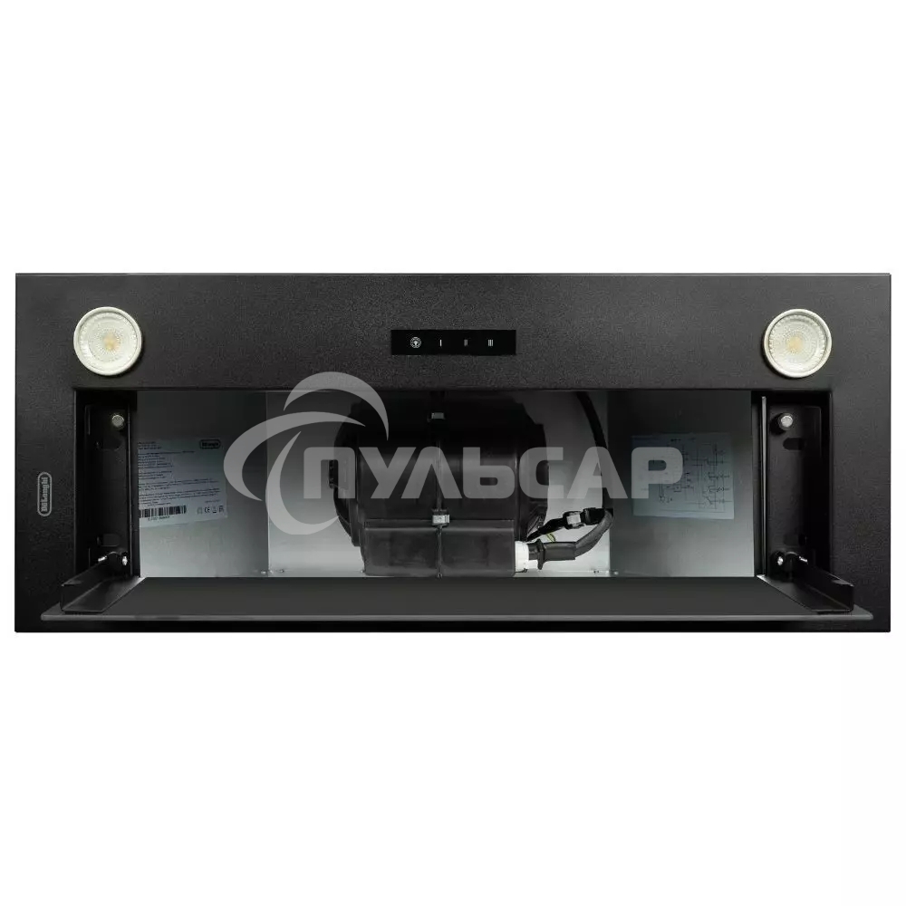 Вытяжка встраиваемая DeLonghi Cosetta 710 NB черная, 70 см, 1200 куб. м/ч, 63 дБ