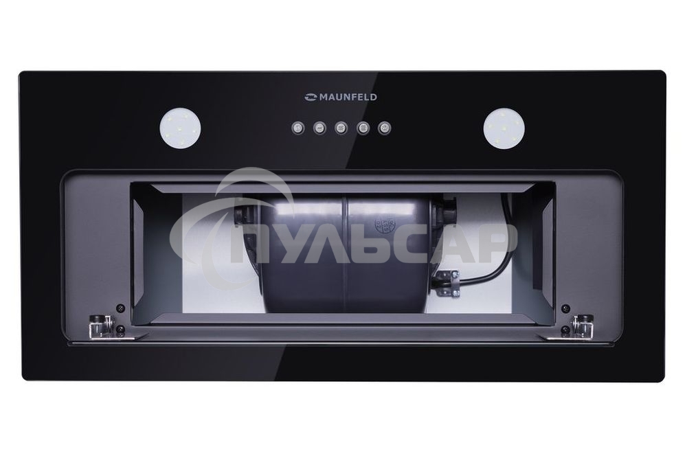 Вытяжка встраиваемая Maunfeld Trapeze 601GG черный, 60 см, 1150 куб. м/ч, 54 дБ