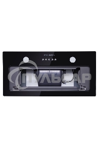 Вытяжка встраиваемая Maunfeld Trapeze 601GG черный, 60 см, 1150 куб. м/ч, 54 дБ