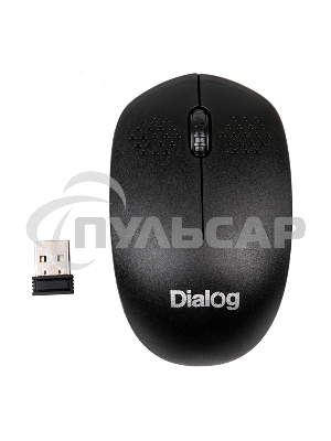 Мышь беспроводная Dialog Comfort MROC-13U черный, 1200 dpi, радиоканал, USB, кнопки - 3