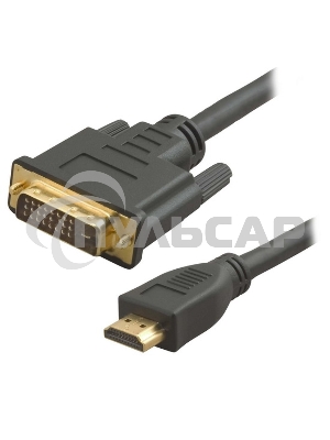 Кабель 5bites APC-073-020 HDMI M/DVI M (24+1) double link, зол.разъемы, ферр.кольца, 2м.