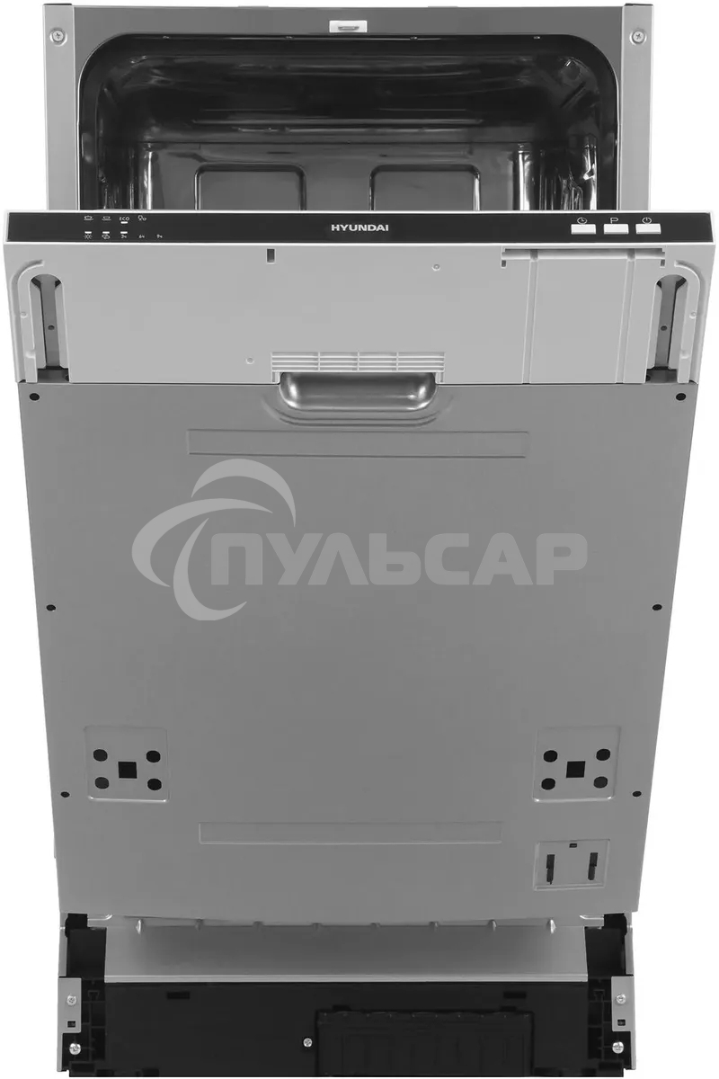 Встраиваемая посудомоечная машина Hyundai HBD 441, черный, 44.8 см, 9 компл., 49 дБ, класс A++