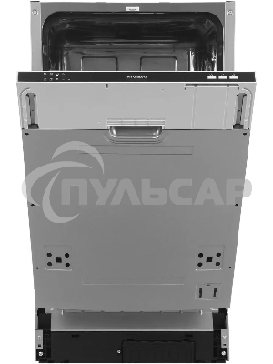 Встраиваемая посудомоечная машина Hyundai HBD 441, черный, 44.8 см, 9 компл., 49 дБ, класс A++