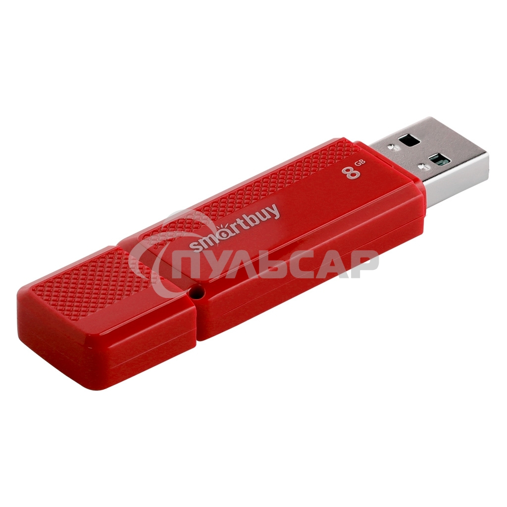 Флешка USB R/W Smartbuy 8 Gb DOCK RED(Smartbuy 8 Gb DOCK RED)
