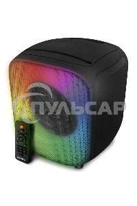 Портативная колонка SVEN PS-555, черный, 65 Вт (RMS), Bluetooth, USB, microSD, пульт