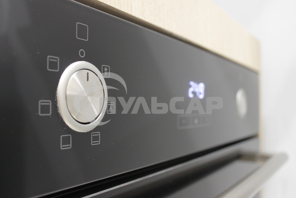 Встраиваемая электрическая духовка Korting OKB 760 FN / 59.8 х 59.5 x 56 см, 6 режимов нагрева, гриль, конвекция, таймер, дисплей, черная