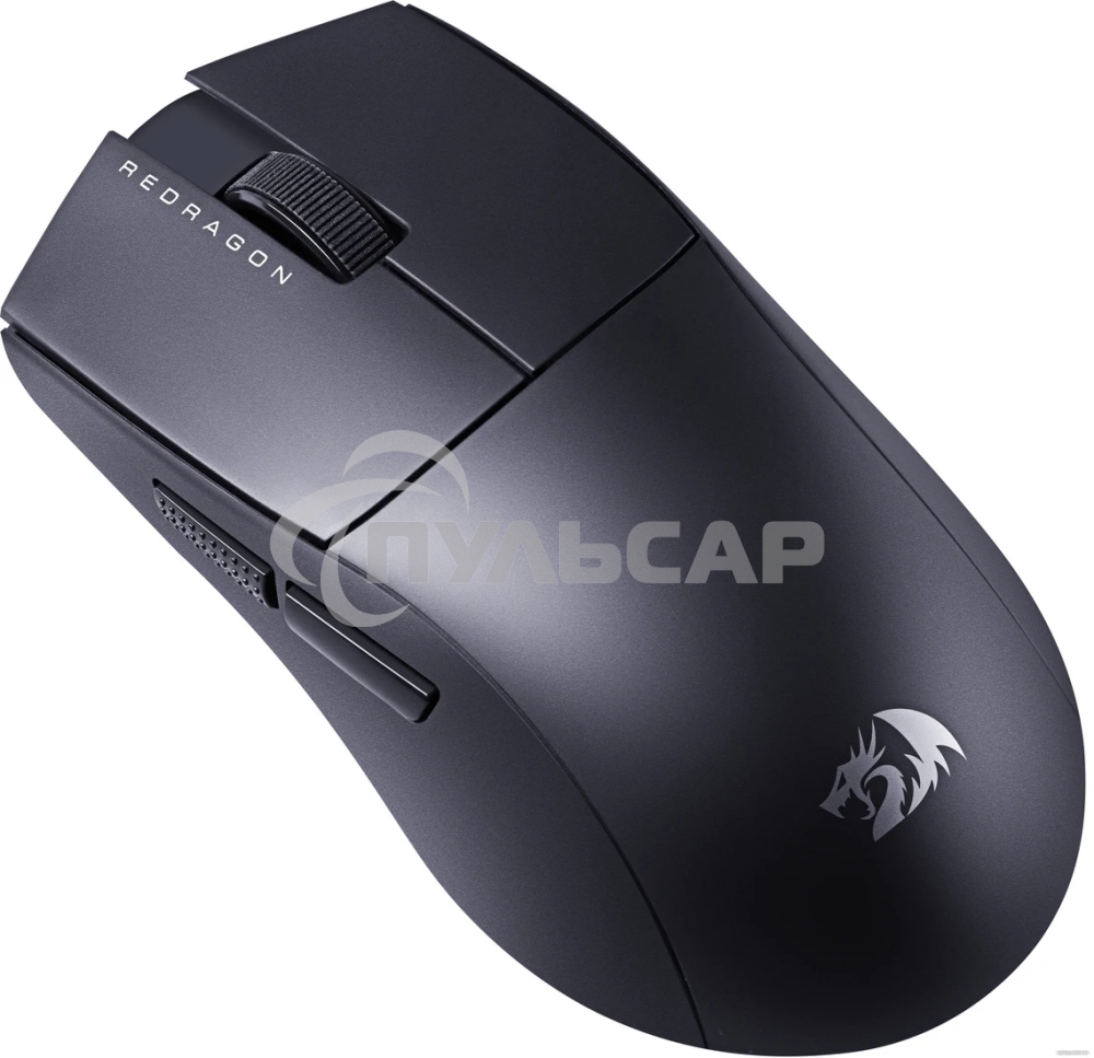Мышь беспроводная Defender Redragon K1ng 4K Pro черный, 26000 dpi, радиоканал, Bluetooth, USB, кнопки - 5