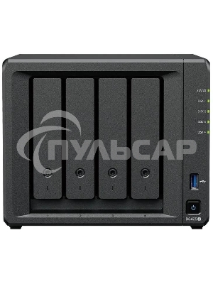 Сетевое хранилище Synology DiskStation DS425+ черный (Intel J4125/2Gb/4(3.5