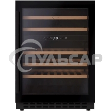 Винный шкаф LEX LWD6046BL dual zone 1-нокамерн. черный