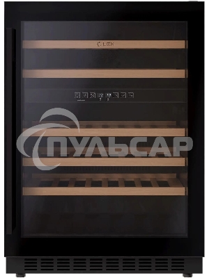 Винный шкаф LEX LWD6046BL dual zone 1-нокамерн. черный
